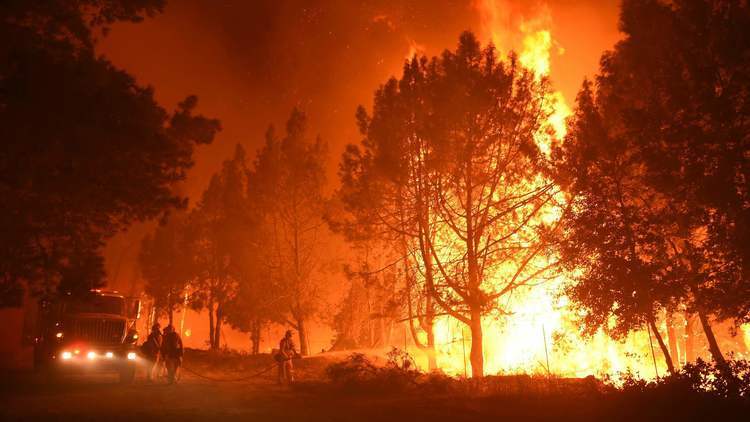 More lightning could hit Northern California fire zone