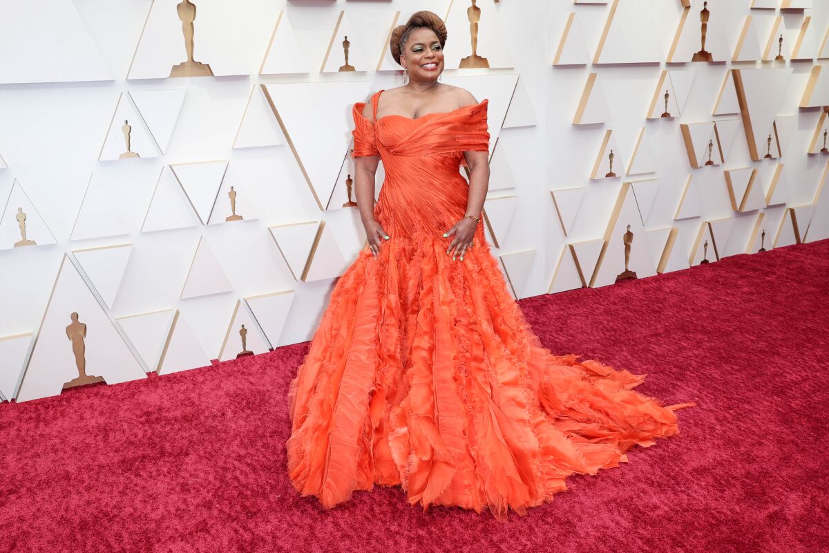 Aunjanue Ellis attends the 94th Annual Academy Awards 