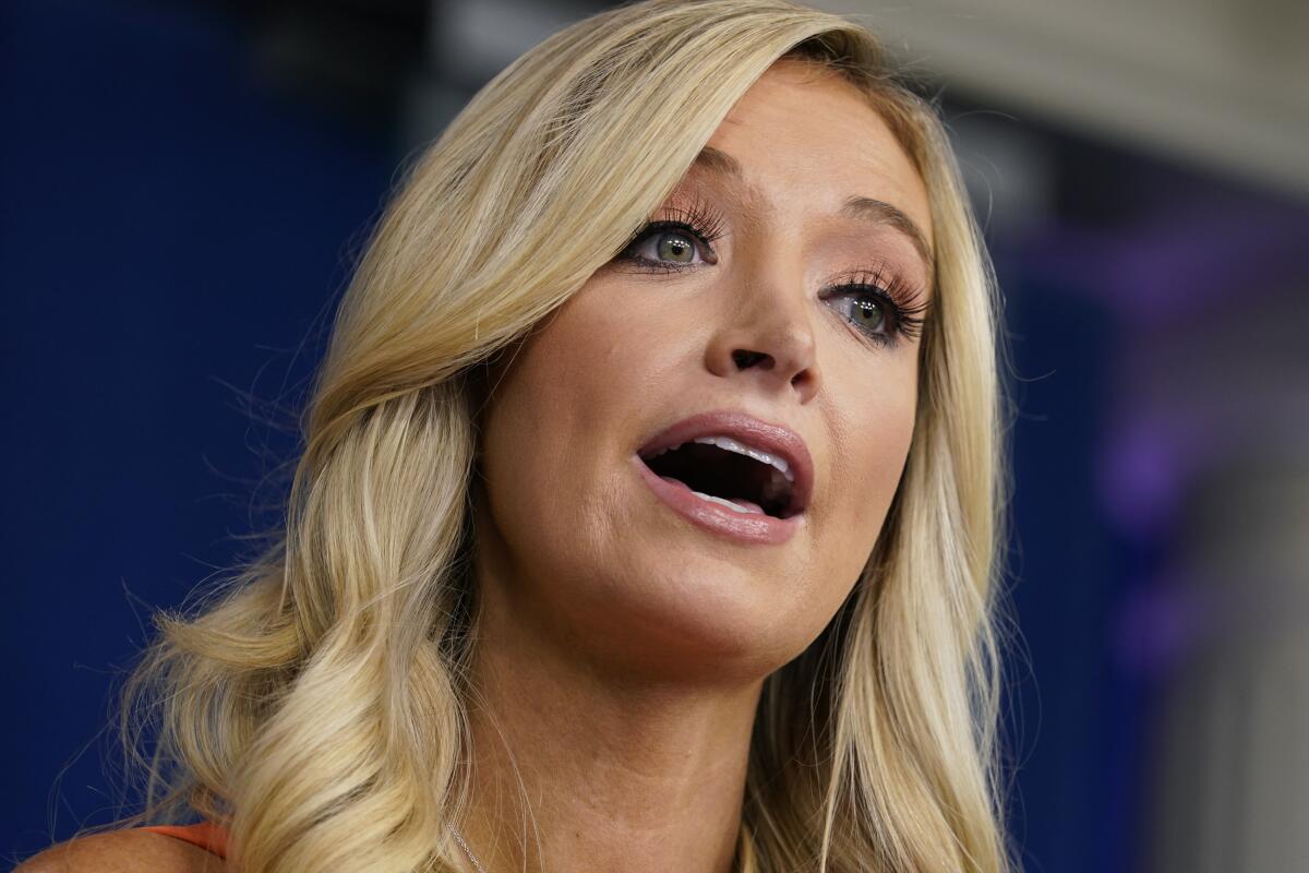 White House Press Secretary Kayleigh McEnany.