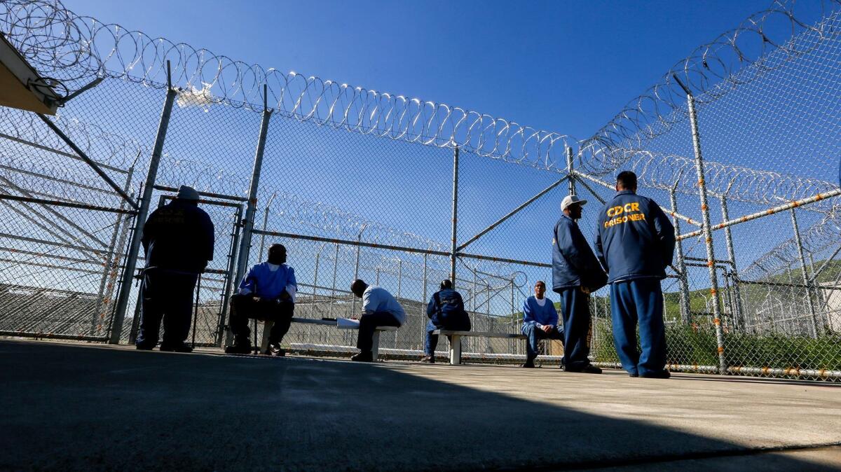 Passage of Prop 57 is ushering in a massive overhaul of the prison parole system and with it, programs like the Offender Mentor Certification Program at the state prison in Vacaville might help trim the time served by inmates. (Mark Boster / Los Angeles Times)