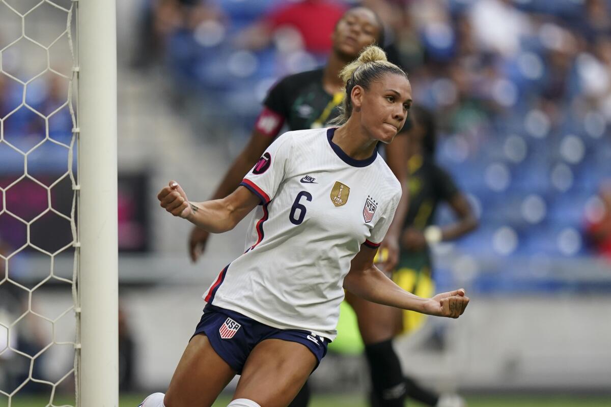 Trinity Rodman, de la selección de Estados Unidos