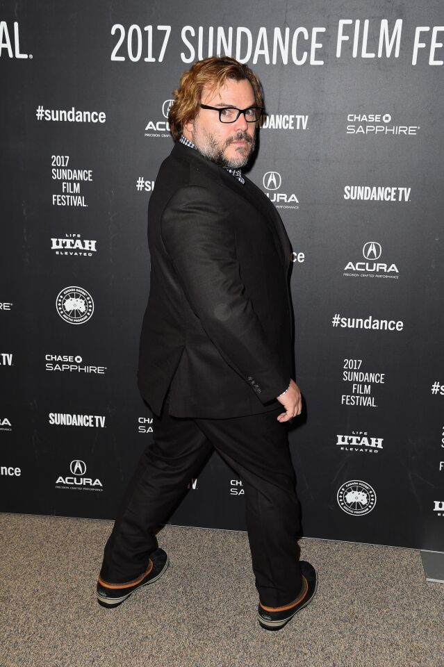 Jack Black attends the Jan. 22 premiere of "The Polka King" at the Eccles Center Theatre during the Sundance Film Festival in Park City, Utah.