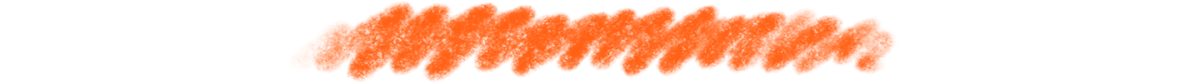 gribouillis au crayon orange