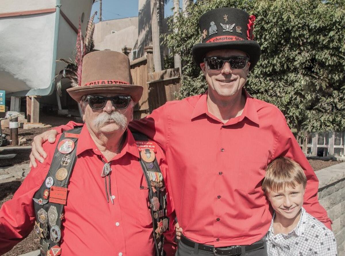 EPA VP Sean Englert with his son Gunnar and “Ex-Noble Grand Humbug” Al Makinson