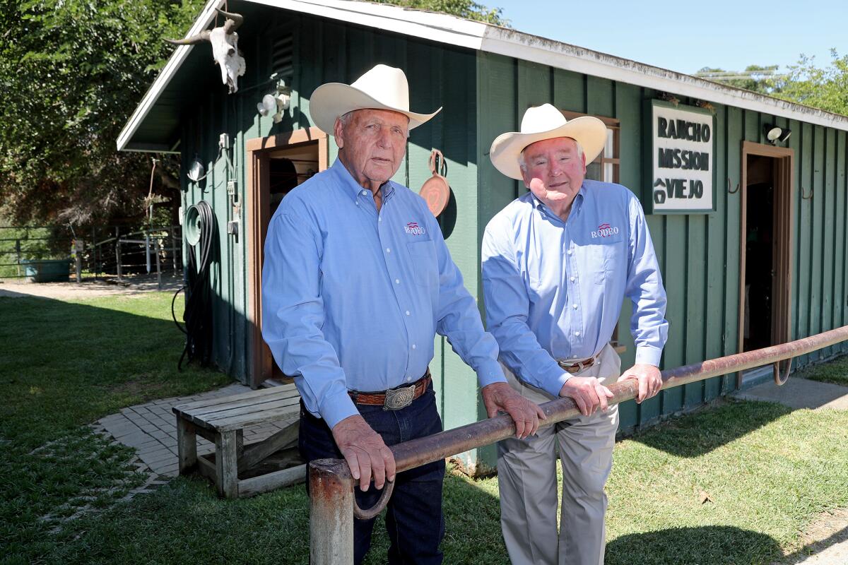 Gilbert Aguirre, left, Mission Viejo Ranch executive VP, and Tony Moiso, Mission Viejo Ranch CEO. 