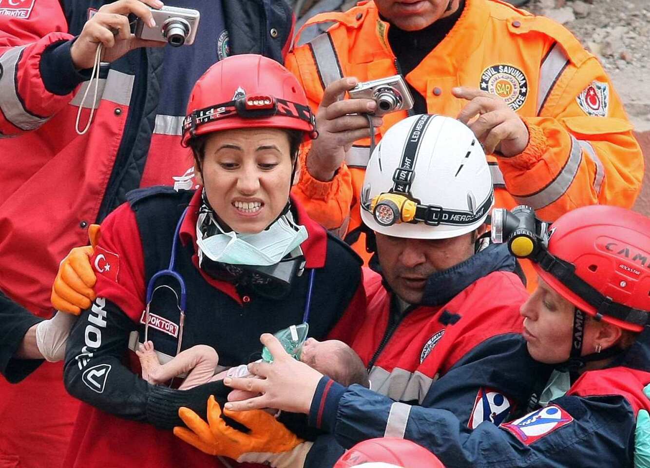 Forty-eight hours after the magnitude 7.1 earthquake quake in Turkey, 2-week-old Azra Karaduman was pulled alive from the rubble. Infant, her mother pulled from wreckage of earthquake in Turkey