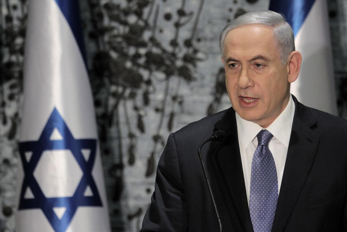 Prime Minister Benjamin Netanyahu, shown speaking after Israel's president asked him to form a new government, ordered the release of frozen tax revenues to the Palestinian Authority on Friday.