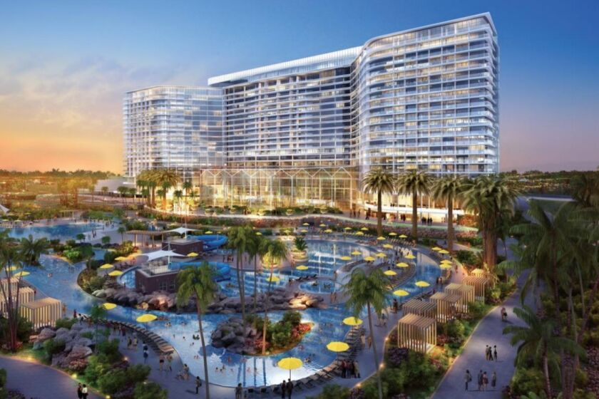 Renderings of the billion-dollar hotel and convention center slated for the Chula Vista Bayfront. Port of San Diego