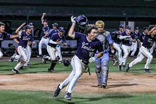 Canon King (10), who went five for five and scored the winning run in the eighth inning.