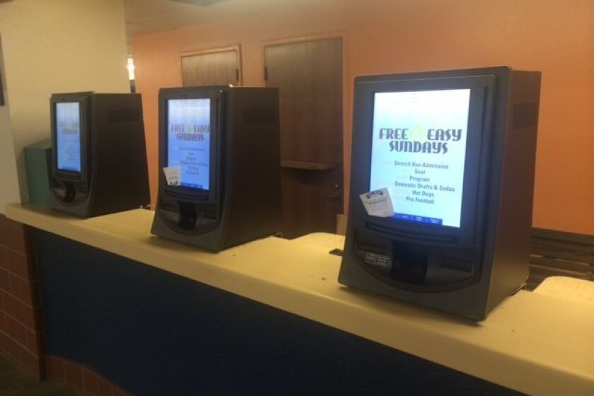 Del Mar's new pari-mutuel betting machines are ready for gamblers on opening day on Thursday.