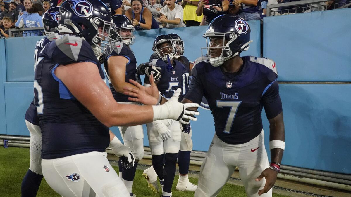 Tannehill out for Titans, Malik Willis to start vs. Texans - The San Diego  Union-Tribune