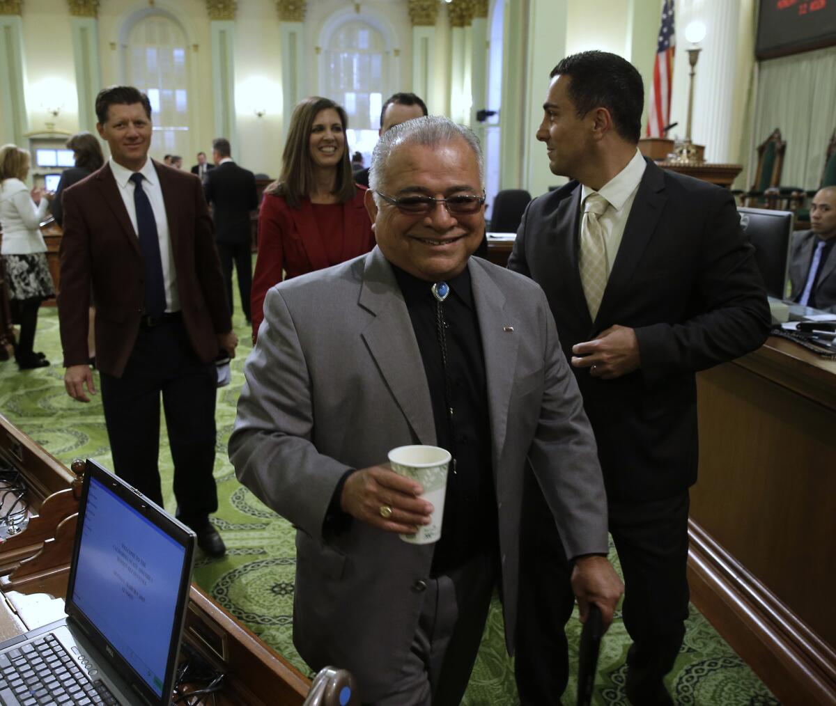 Assemblyman Rocky Chavez (R-Oceanside) leaves the state Assembly in March. Chavez on Wednesday reported raising $93,579 this year for his campaign to succeed Democrat Barbara Boxer in the U.S. Senate.