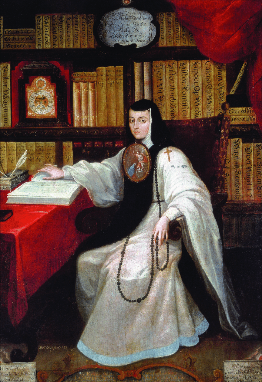 Plática de Sor Juana Inés de la Cruz en el museo de San Diego que alberga temporalmente su Plática de Sor Juana Inés de la Cruz en el museo de San Diego que alberga temporalmente su