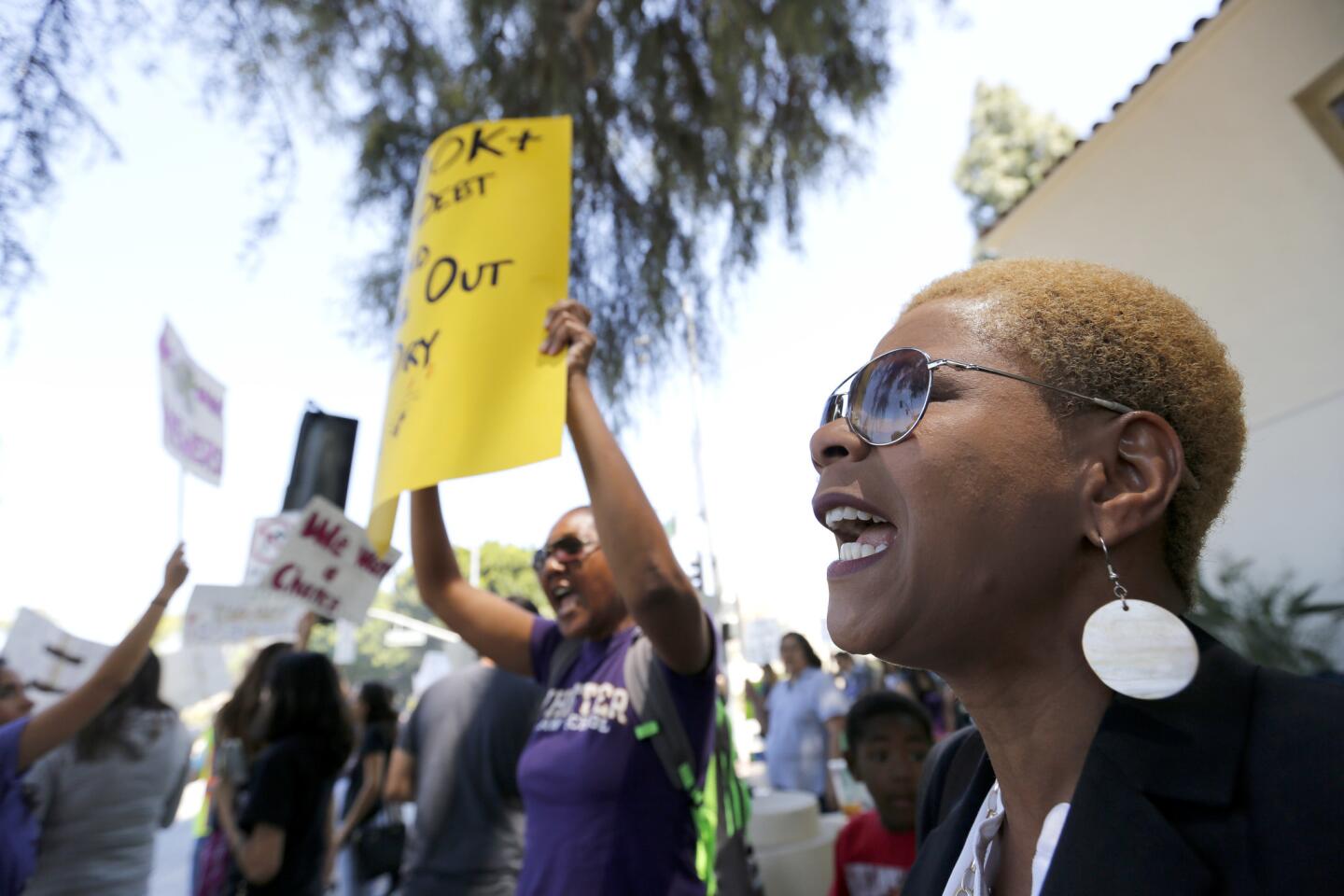 Photo Gallery: Whittier Law School students protest the closing of the Costa Mesa campus