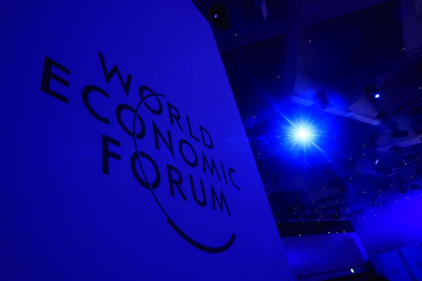 AI leaders at the World Economic Forum in Davos touted their business growth and debated the risk posed by China.