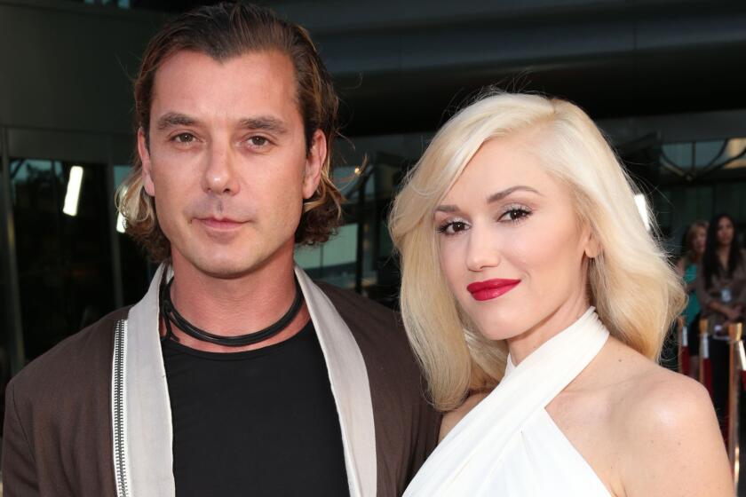 Musicians Gavin Rossdale and Gwen Stefani, shown here on June 4, 2013, are divorcing.