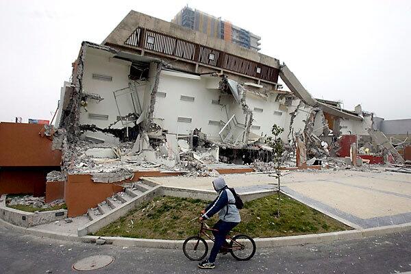 Destruction in Concepcion, Chile