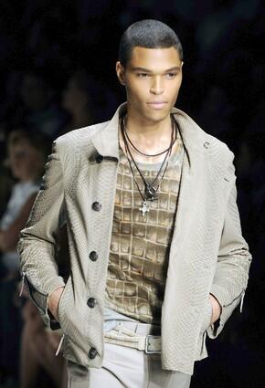 Milan Fashion Week -- Versace menswear Spring / Summer 2010