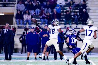 Cayden Chapelle of Birmingham celebrates during last season's 49-13 win over Garfield i