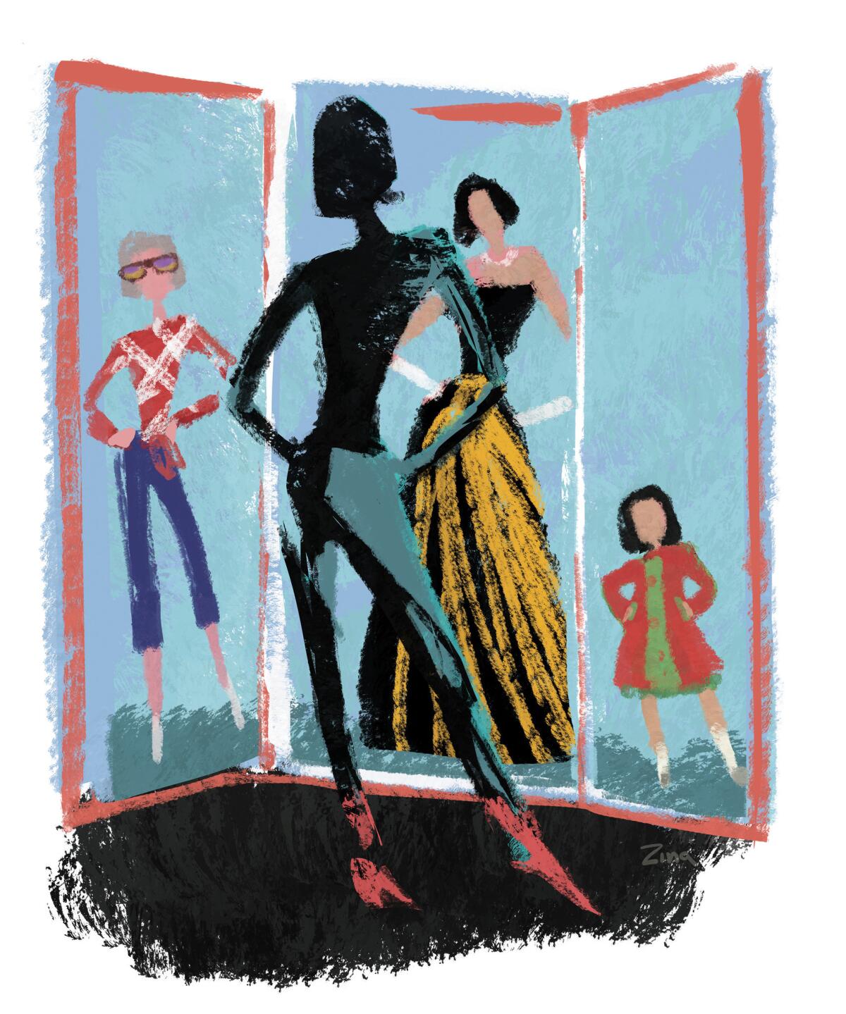 My mother came by her stylishness naturally. (Zina Saunders / For The Times)