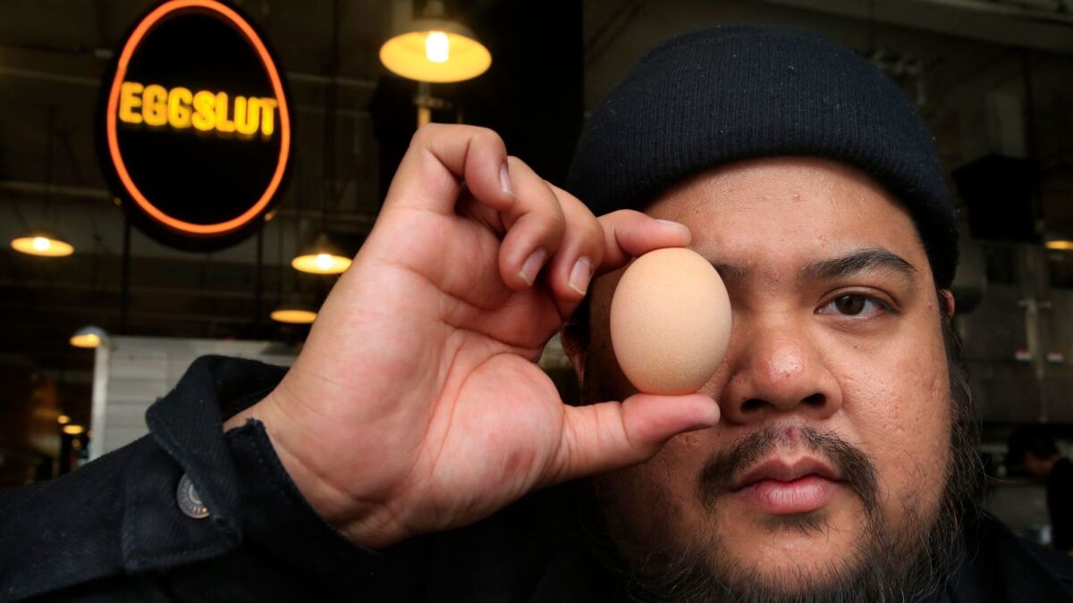 Alvin Cailan is the chef and co-owner of Eggslut at Grand Central Market.