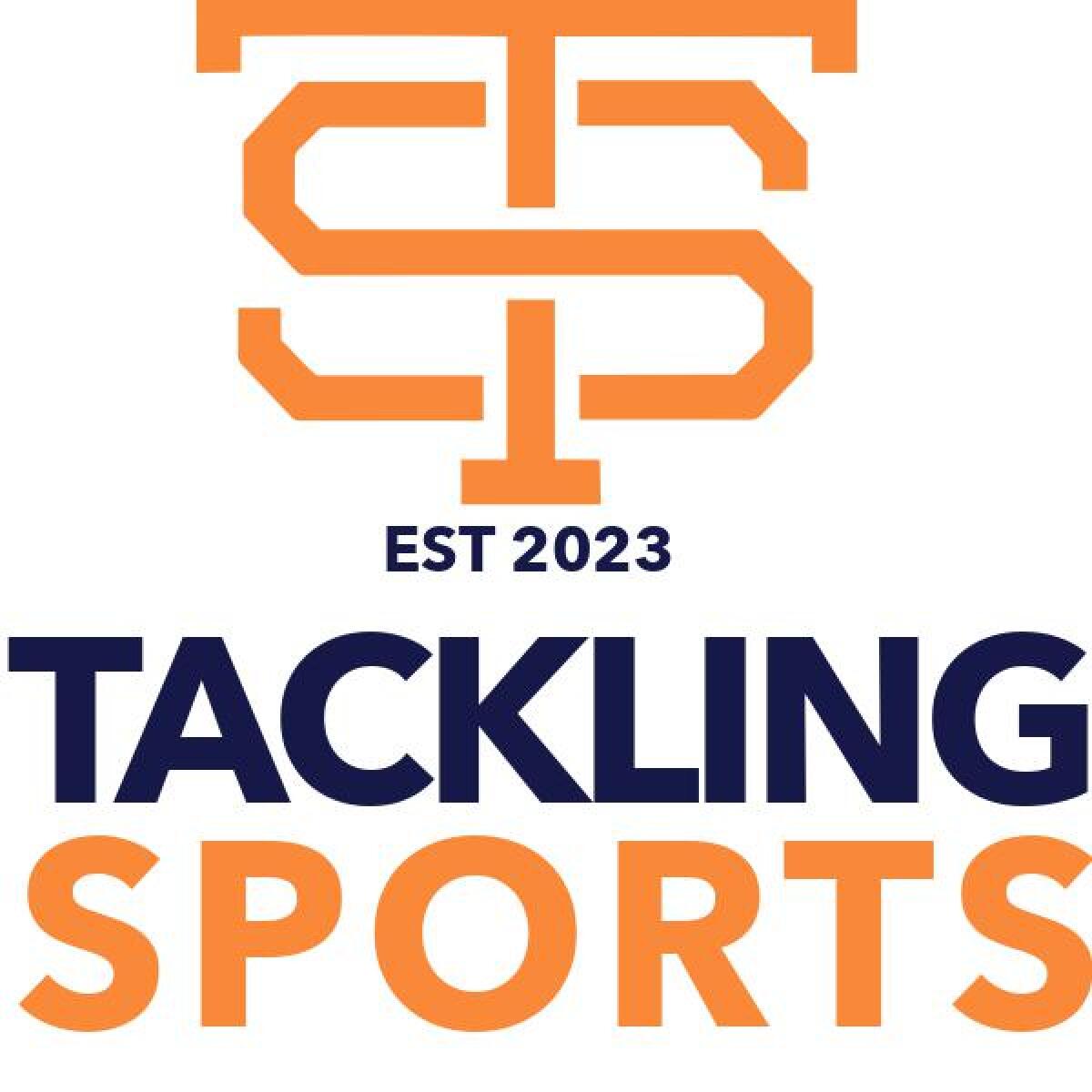 The logo for the Tackling Sports group, designed by Thom McElroy.