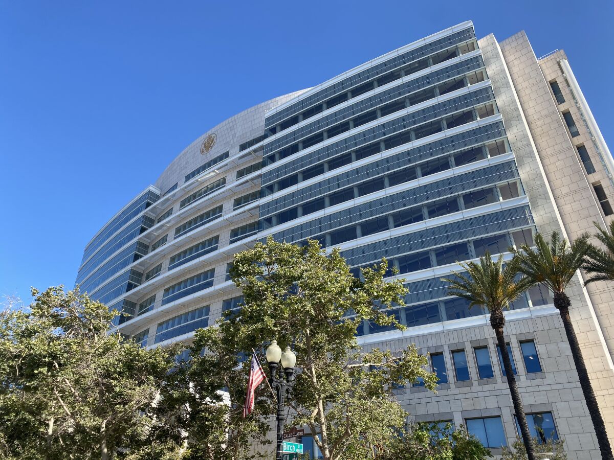 The Ronald Reagan Federal Building and U.S. Courthouse at 411 West Fourth St. in Santa Ana.