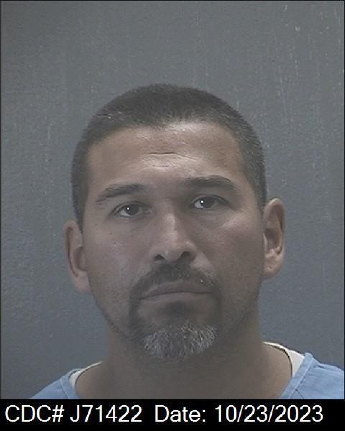A prison photo of Luis Ramirez, dated Oct. 23, 2023