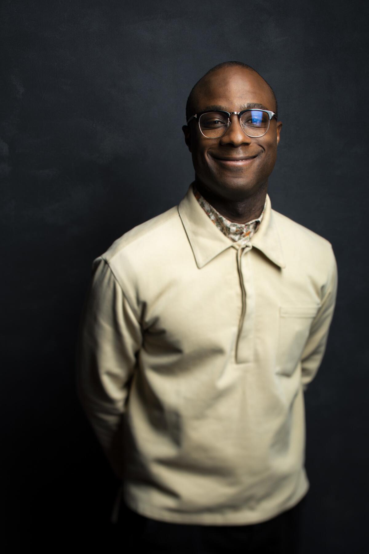 Director Barry Jenkins, from the film "If Beale Street Could Talk," photographed in the L.A. Times Photo and Video Studio at TIFF.