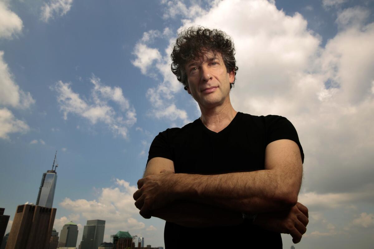 Author Neil Gaiman on June 11, 2013