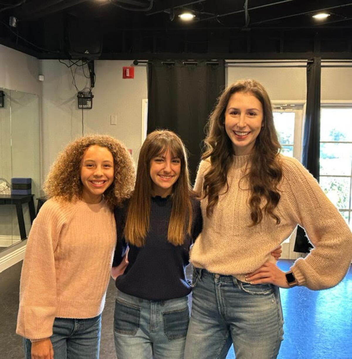 Maya Washington, Sophia Melamed and Kayla Schaffroth