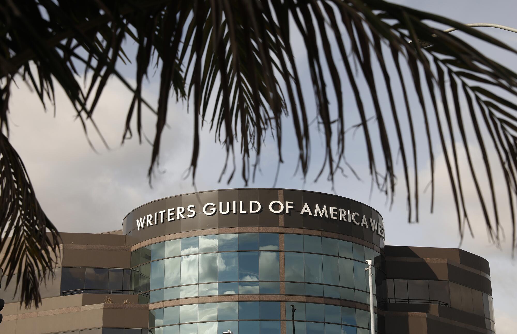 Writers Guild of America West headquarters in Los Angeles.
