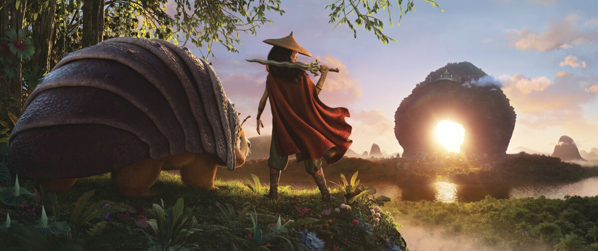 Raya And The Last Dragon Review Disney Makes History Los Angeles Times Raya And The Last Dragon Review Disney Makes History Los Angeles Times