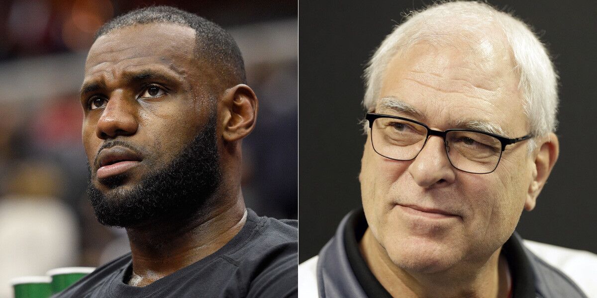 LeBron James, left, didn't like Phil Jackson referring to his associates as his "posse."