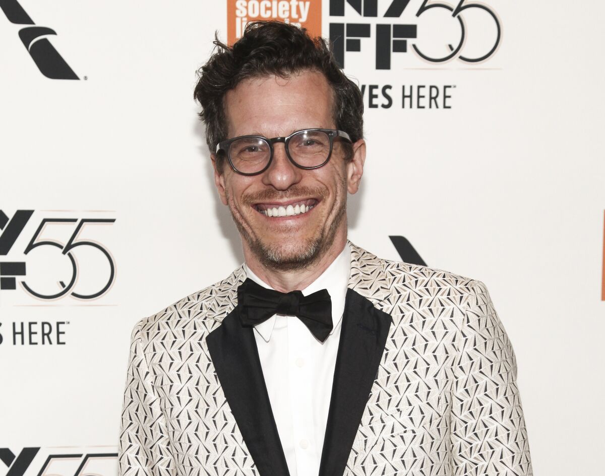 FILE - Brian Selznick attends the premiere of "Wonderstruck", during the 55th New York Film Festival in New York on Oct. 7, 2017. Selznick’s next book, “Big Tree," a 528-page book featuring nearly 300 pages of illustrations by Selznick, will be released on April 4, 2023. (Photo by Andy Kropa/Invision/AP, File)