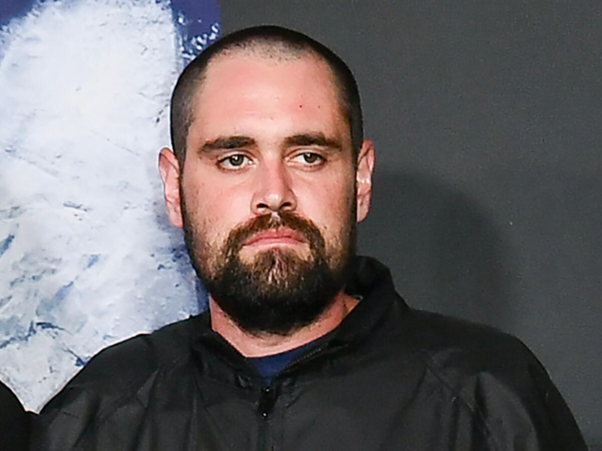 Nick Reiner stands at an event in September.