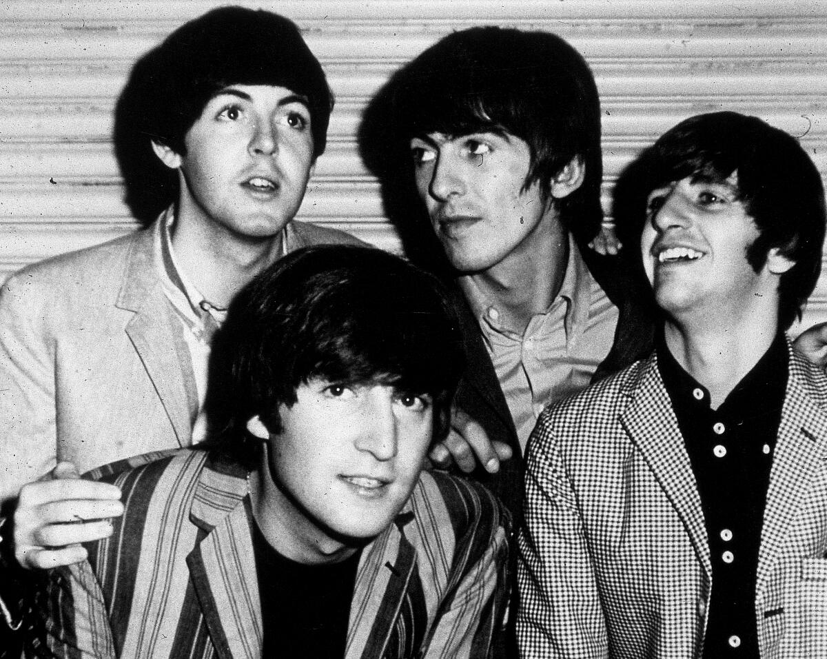 The Beatles in Los Angeles circa 1965.