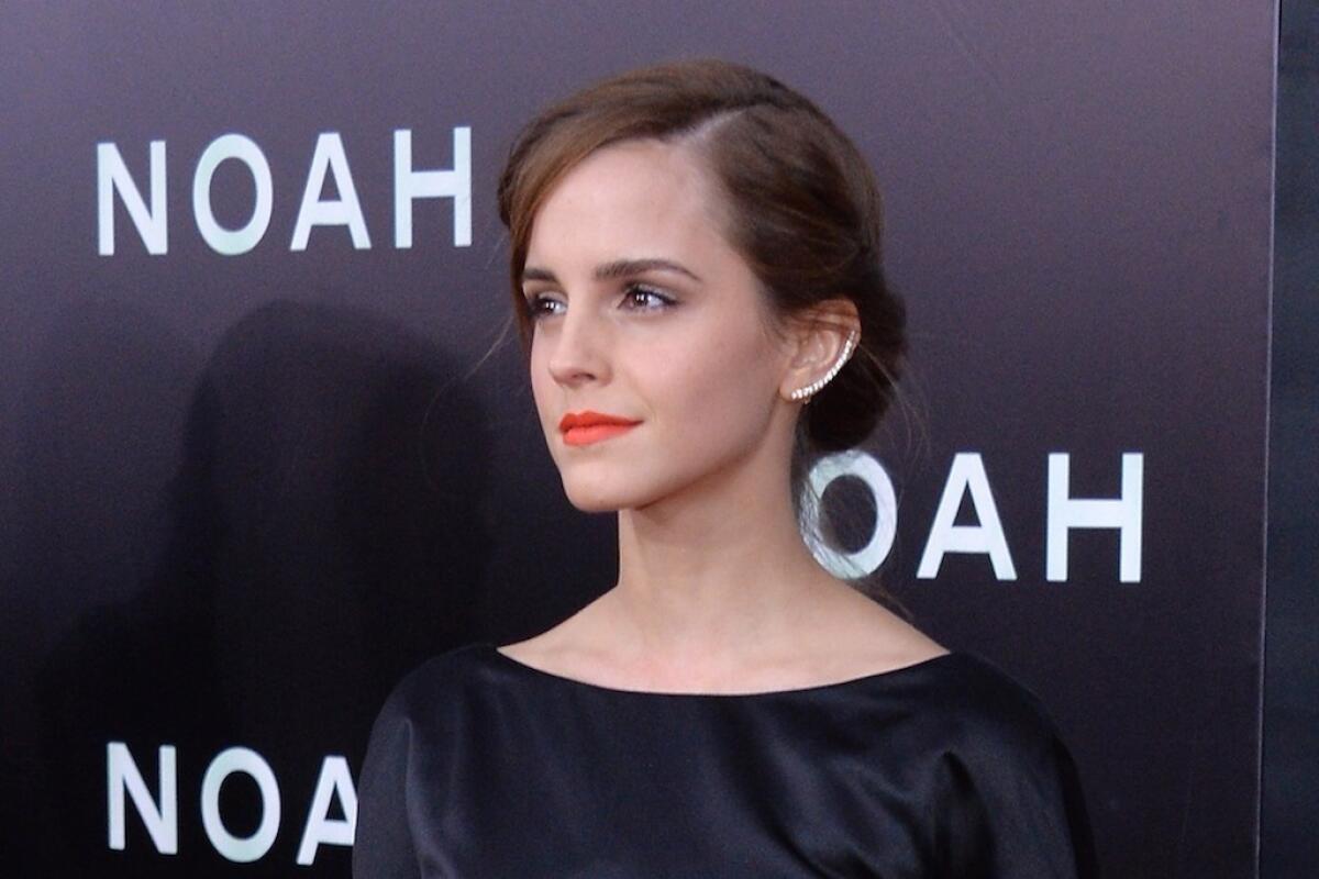 Emma Watson at the New York premiere of "Noah."