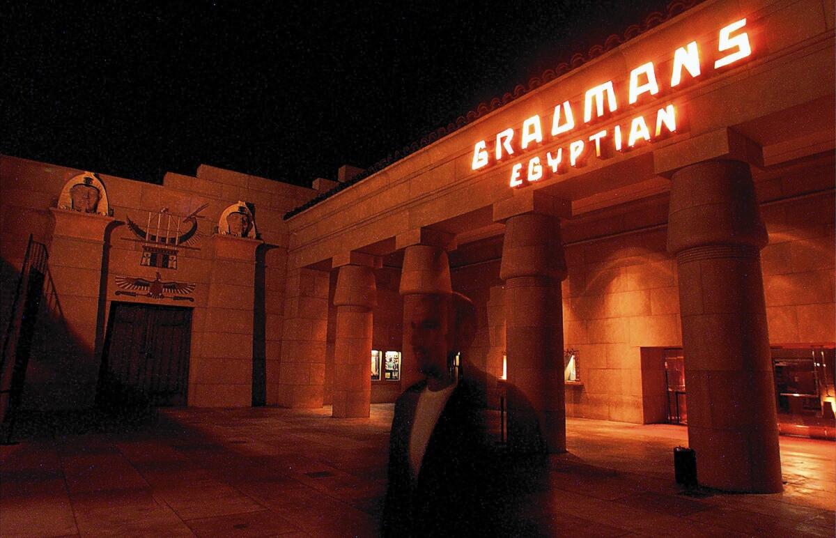 The Egyptian Theatre in Hollywood.
