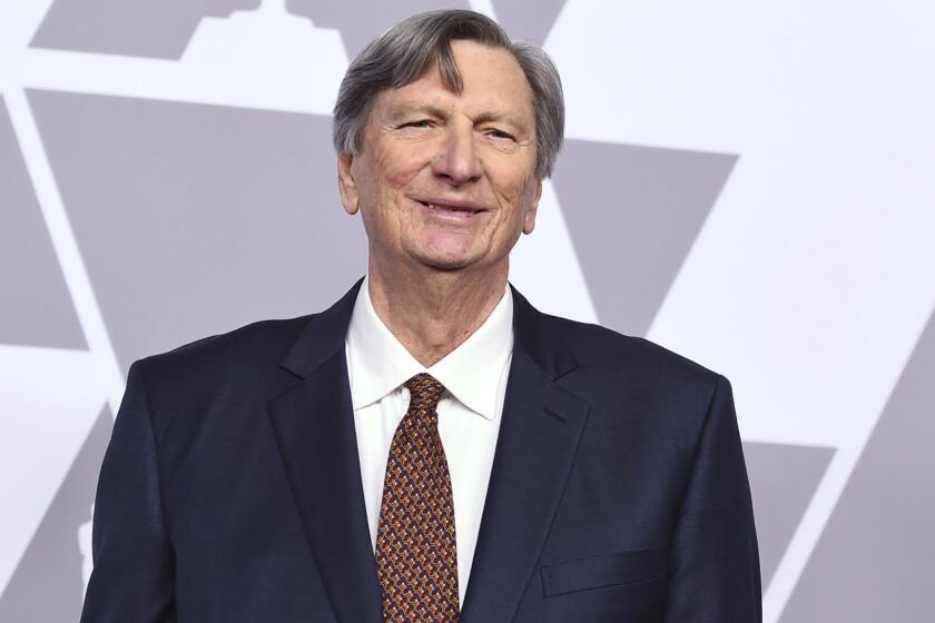 FILE - In this Feb. 5, 2018 file photo, John Bailey arrives at the 90th Academy Awards Nominees Luncheon at The Beverly Hilton hotel in Beverly Hills, Calif. In a memo sent to staff of the Academy of Motion Picture Arts and Sciences, Bailey said an allegation that he attempted to touch a woman inappropriately a decade ago on a movie set is untrue. Bailey also said in the Friday, March 24 memo that media reports linking him to misconduct are false. He said the claims serve only to tarnish his 50-year career as a cinematographer, adding that he expects to be exonerated.(Photo by Jordan Strauss/Invision/AP)