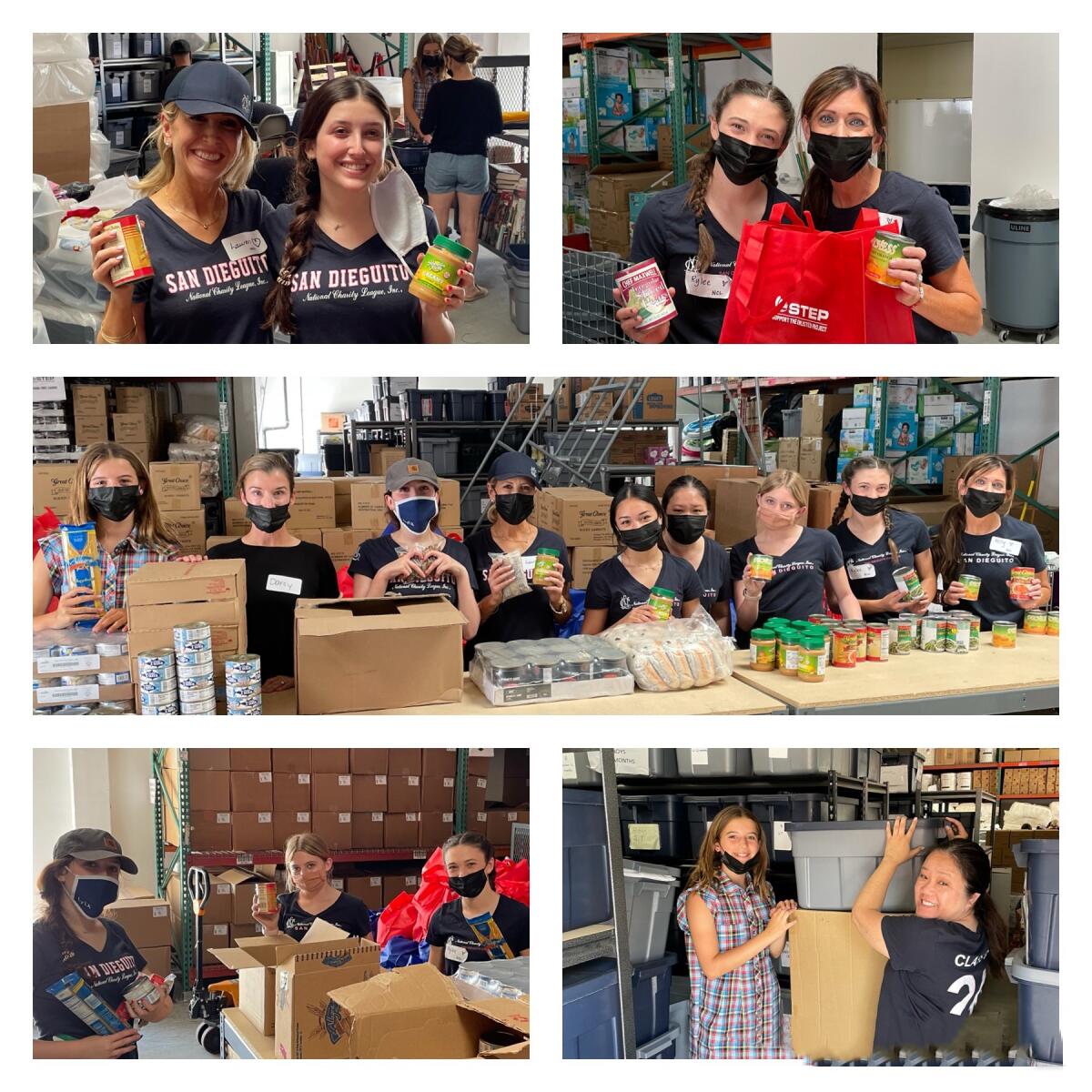 San Dieguito Chapter mother-daughter teams volunteer each year in numerous ways to help others.