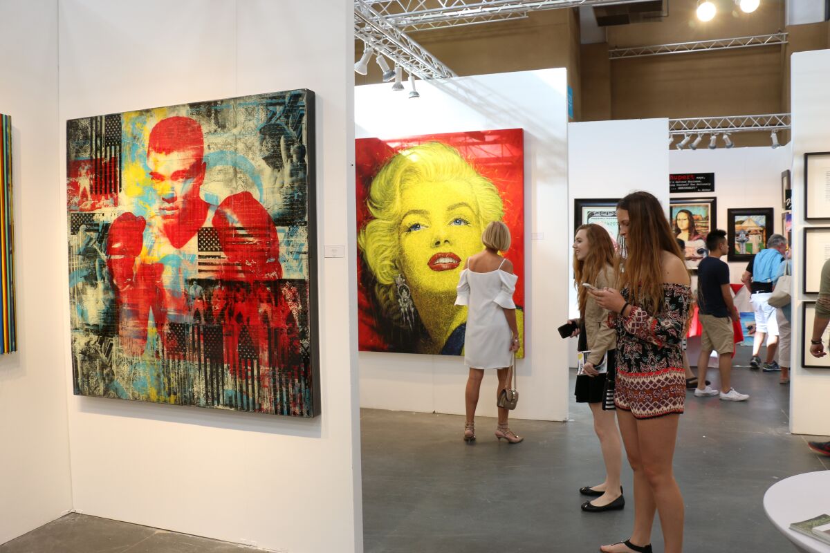 A photo of Art San Diego contemporary art showcase