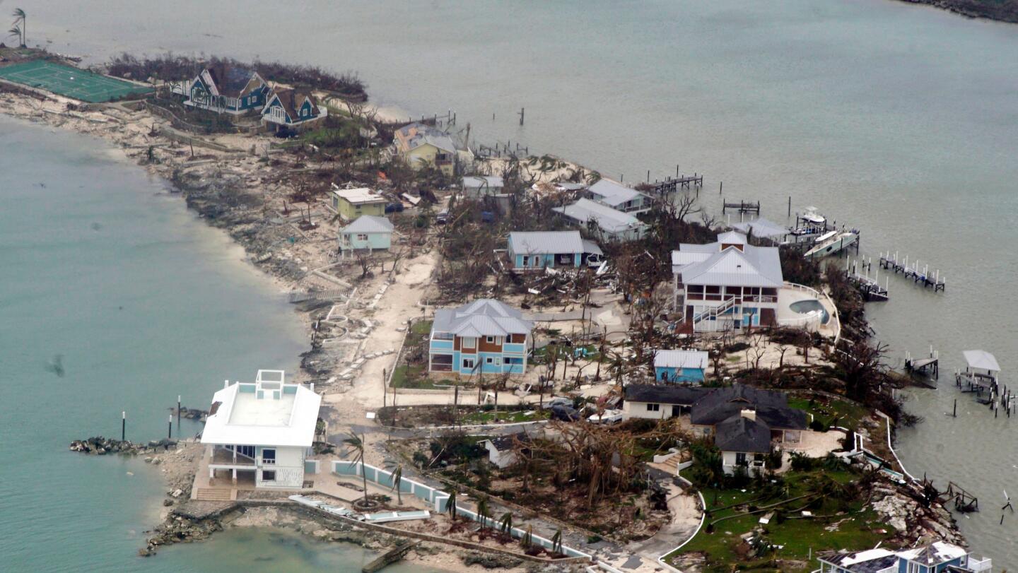 Dorian damage in Bahamas