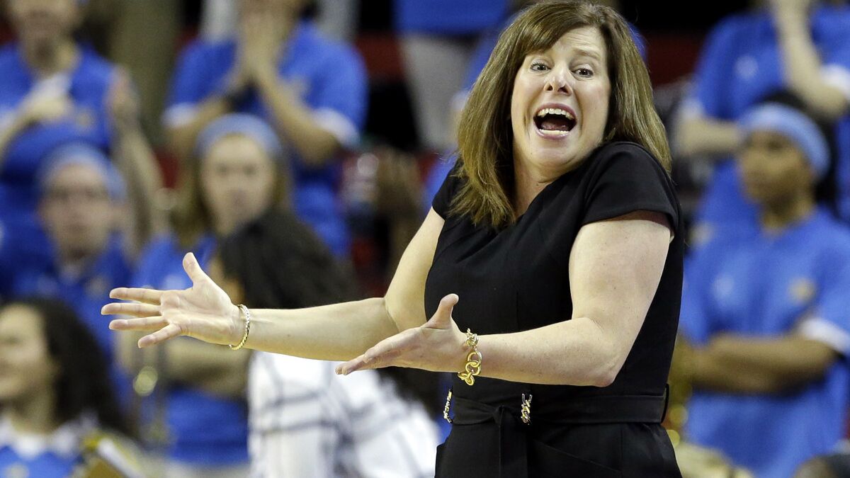 UCLA women's basketball Coach Cori Close learned from a legend, John Wooden  - Los Angeles Times