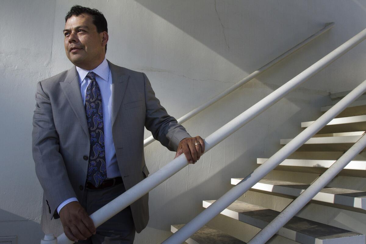 Whittier attorney Alex Moisa ran twice for the all-white City Council.