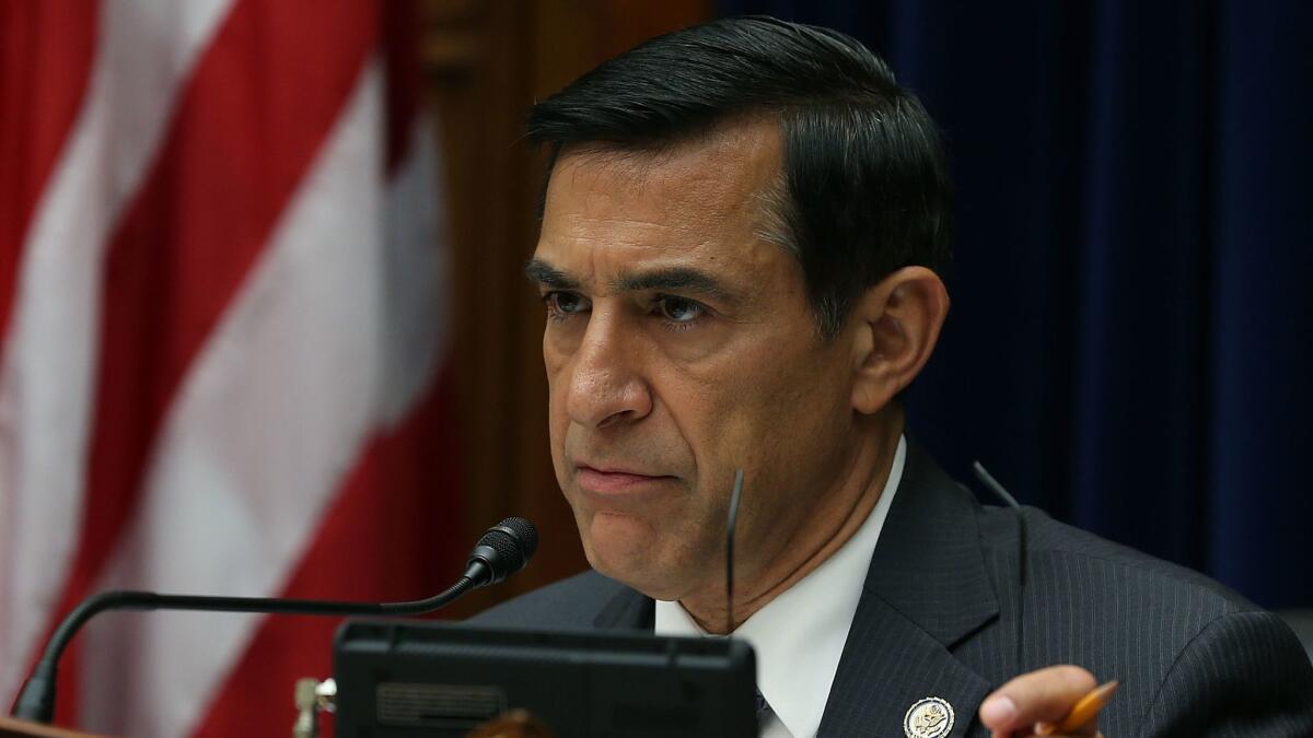 Former Rep. Darrell Issa (R-Vista): Was his overheated IRS "scandal" the reason the tax agency didn't catch the college admissions cheaters?