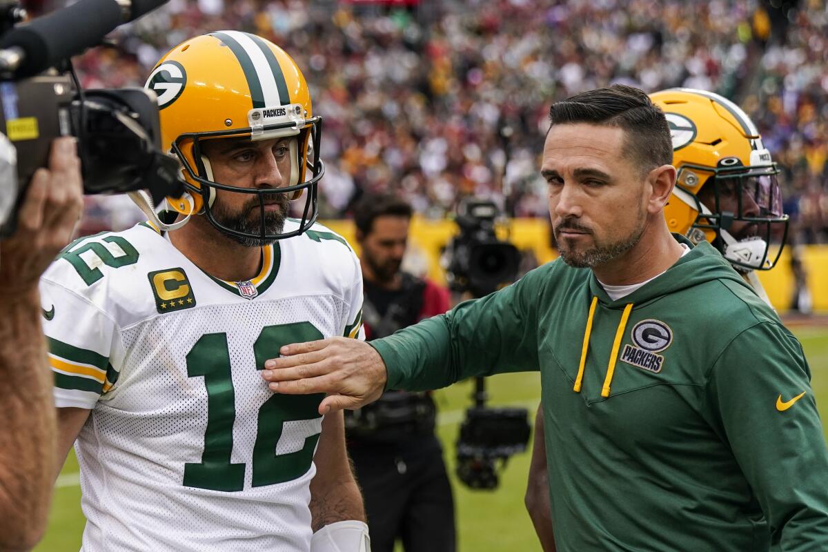 2022 NFL Draft: Aaron Rodgers reacts to the Packers not selecting a wide  receiver in the first round 