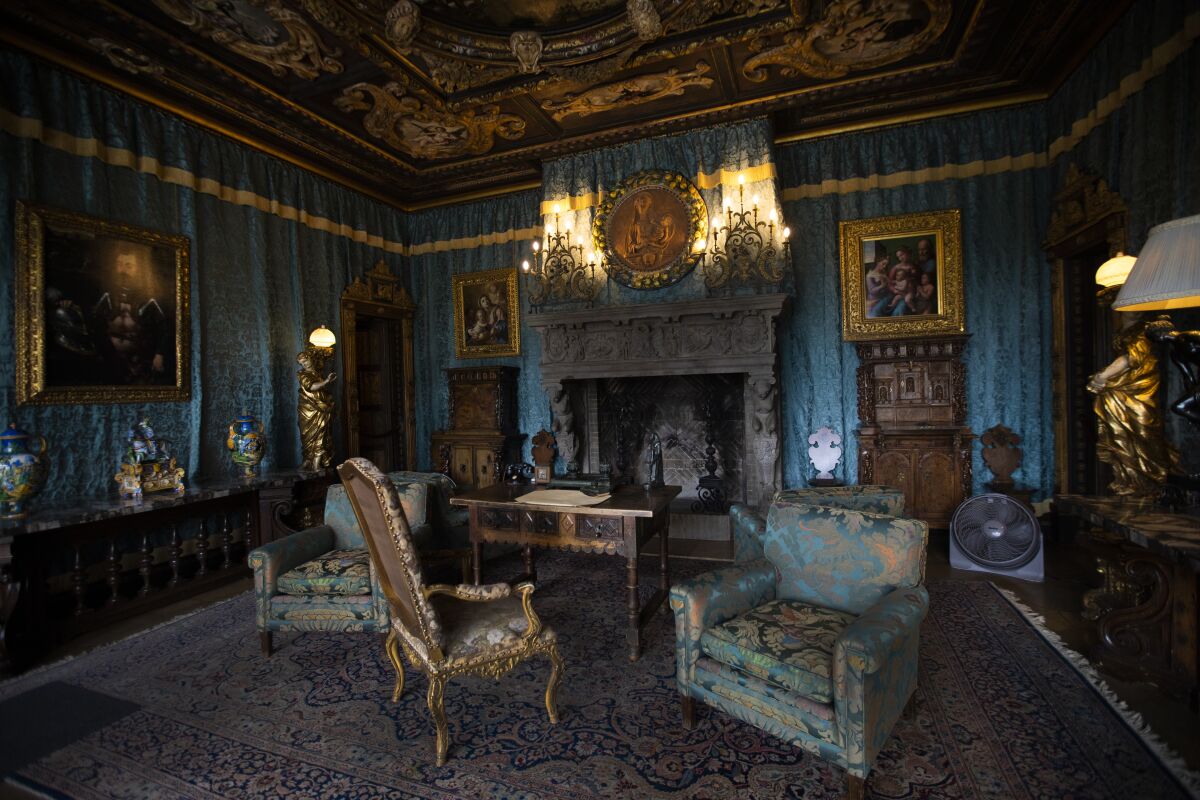 The Sitting Room in the Doge's Suite, on the mezzanine level of Casa Grande.