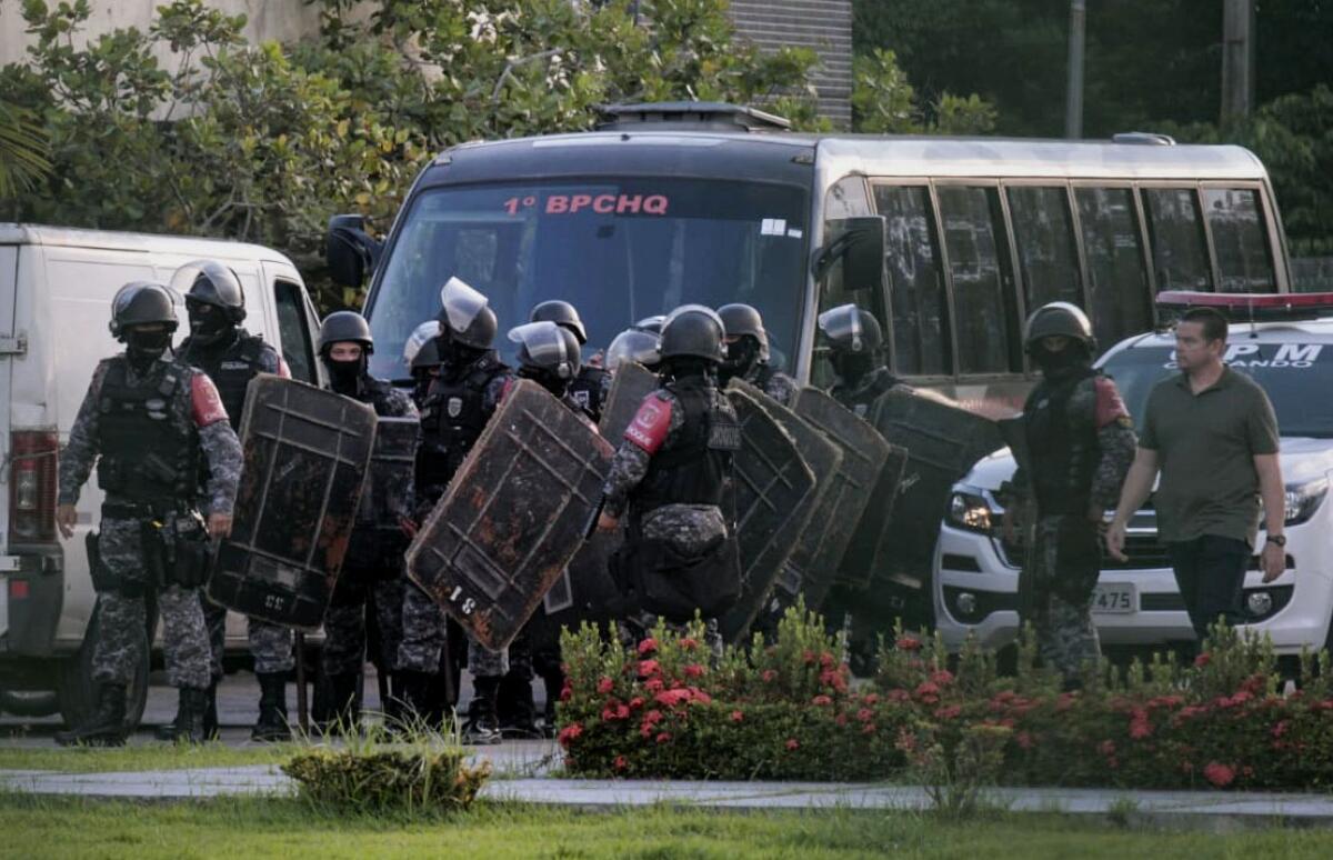 Brazilian riot police