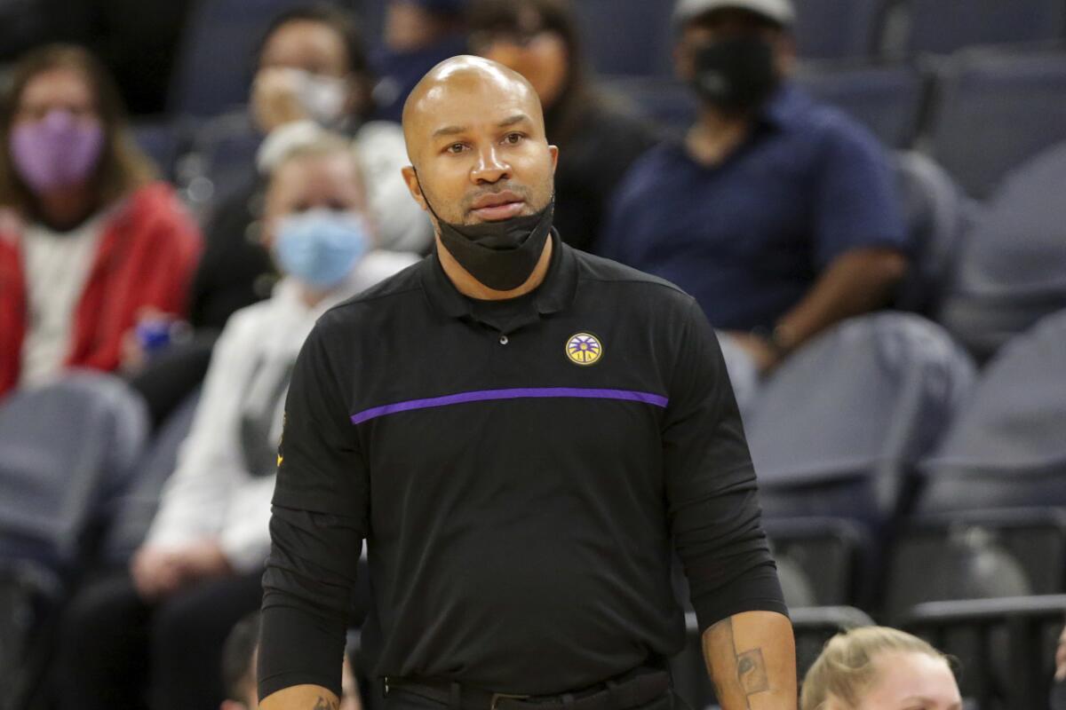 Los Angeles Sparks fire coach and GM Derek Fisher